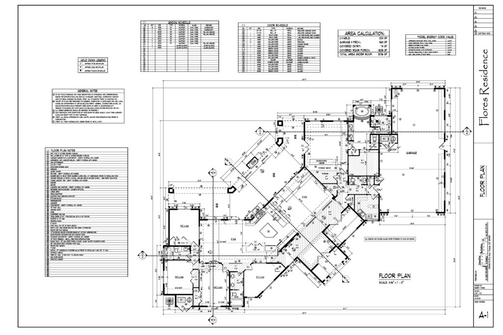 Flores Residence | Harry Young Design & Drafting